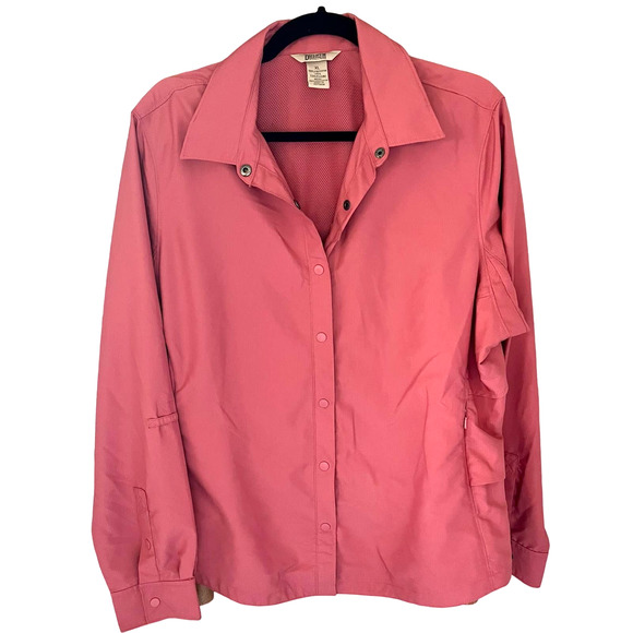 Duluth Trading Action Button Up Shirt Ripstop Outdoor Mesh Cape Back UPF 50 XL - Picture 1 of 5